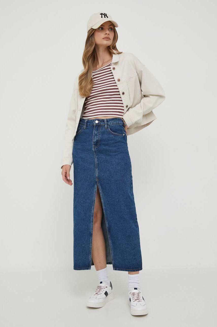 Pepe Jeans tricou Babette femei culoarea bej - Pled.ro