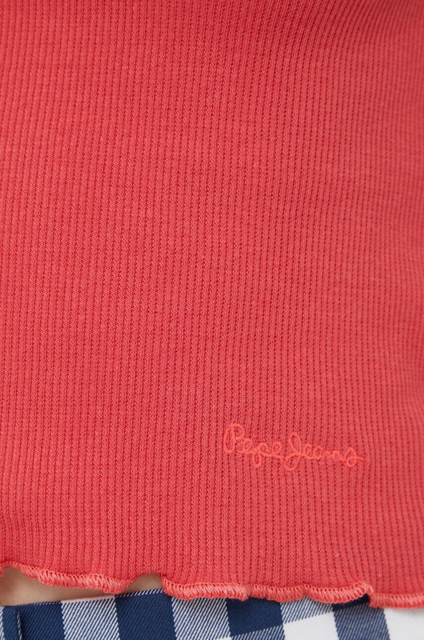 Pepe Jeans tricou Cara femei culoarea rosu - Pled.ro