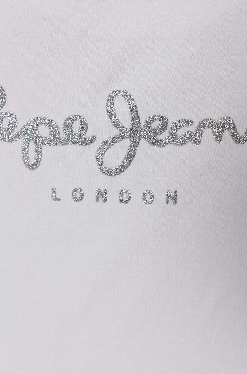 Pepe Jeans tricou copii Culoarea alb - Pled.ro