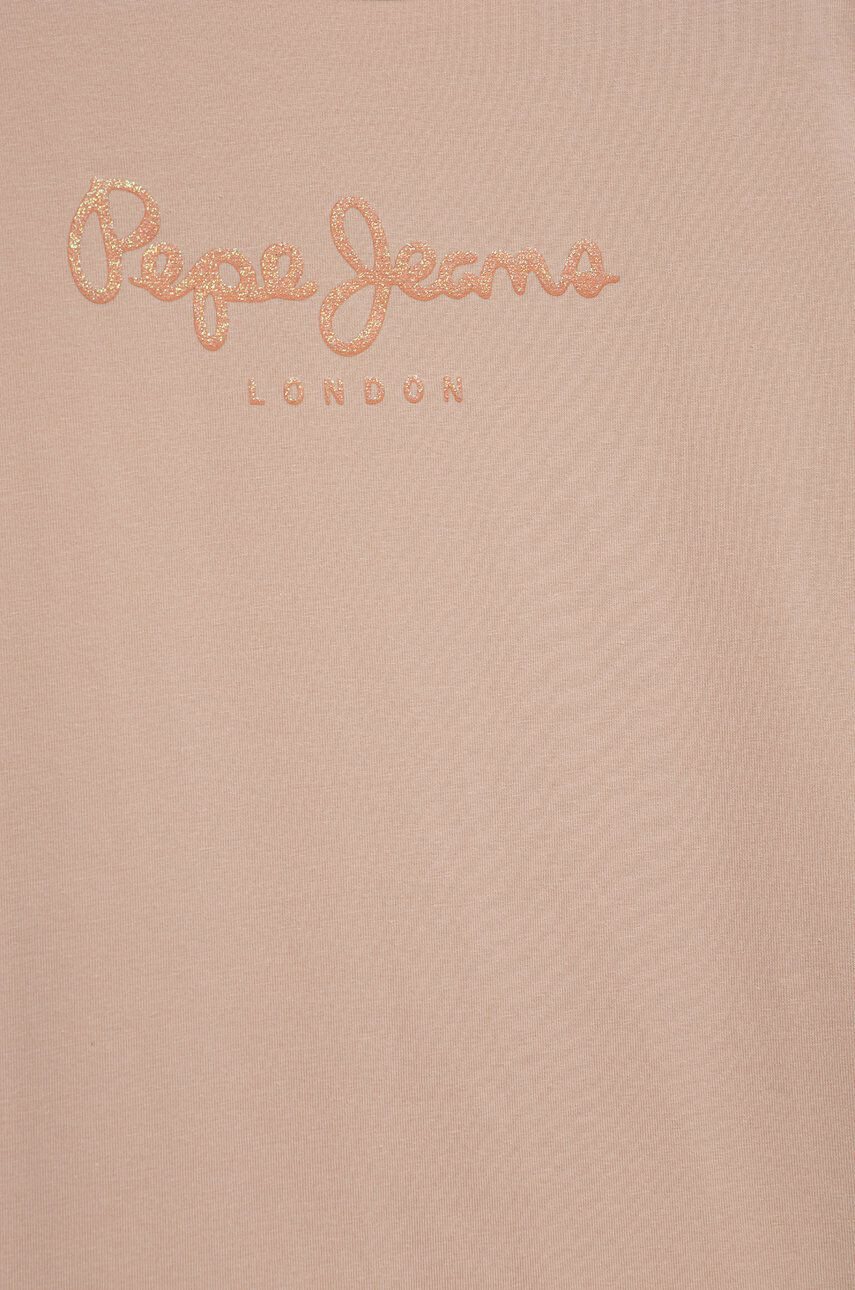 Pepe Jeans tricou copii culoarea albastru marin cu imprimeu - Pled.ro