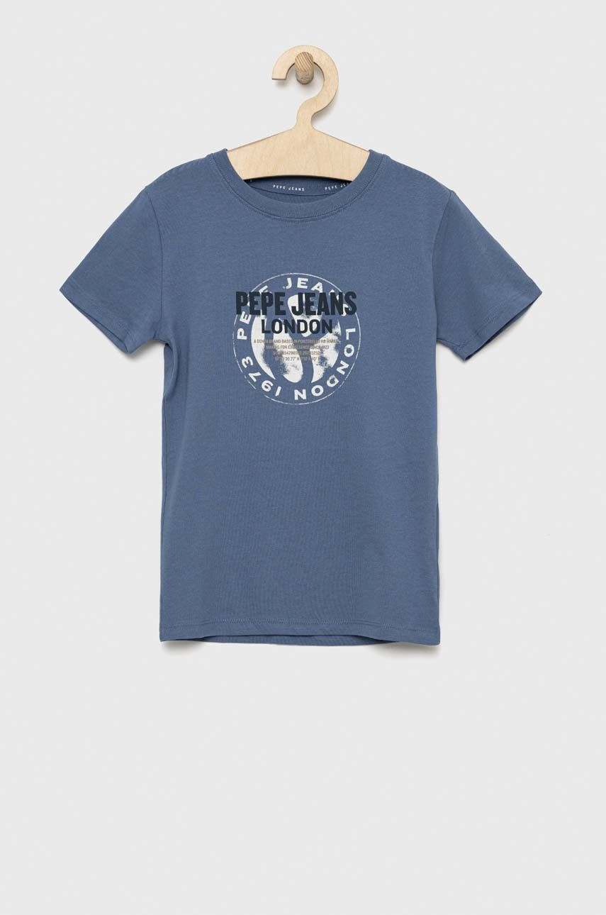 Pepe Jeans tricou copii Non cu imprimeu - Pled.ro