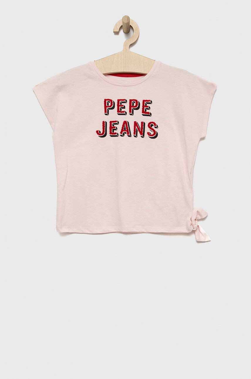 Pepe Jeans tricou de bumbac pentru copii - Pled.ro