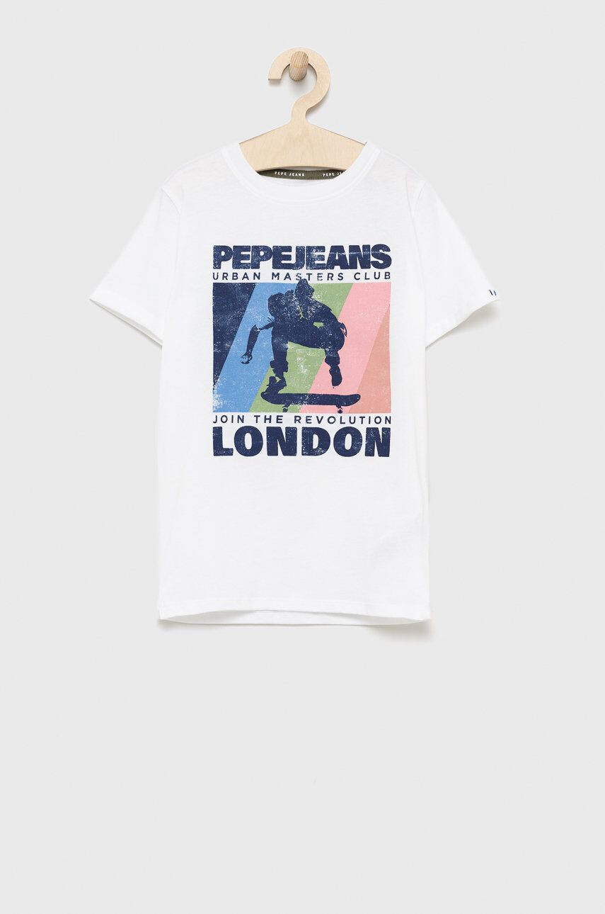 Pepe Jeans tricou de bumbac pentru copii - Pled.ro