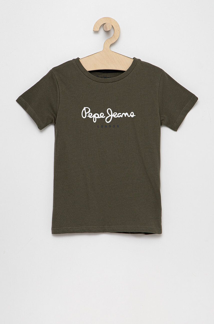 Pepe Jeans Tricou de bumbac pentru copii New Art - Pled.ro