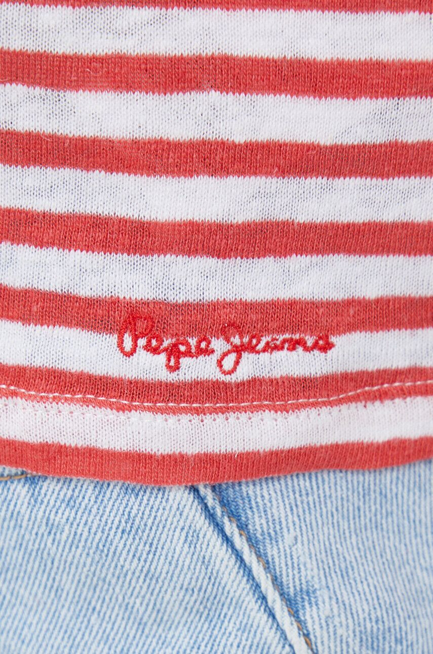 Pepe Jeans tricou de in Leia culoarea rosu - Pled.ro