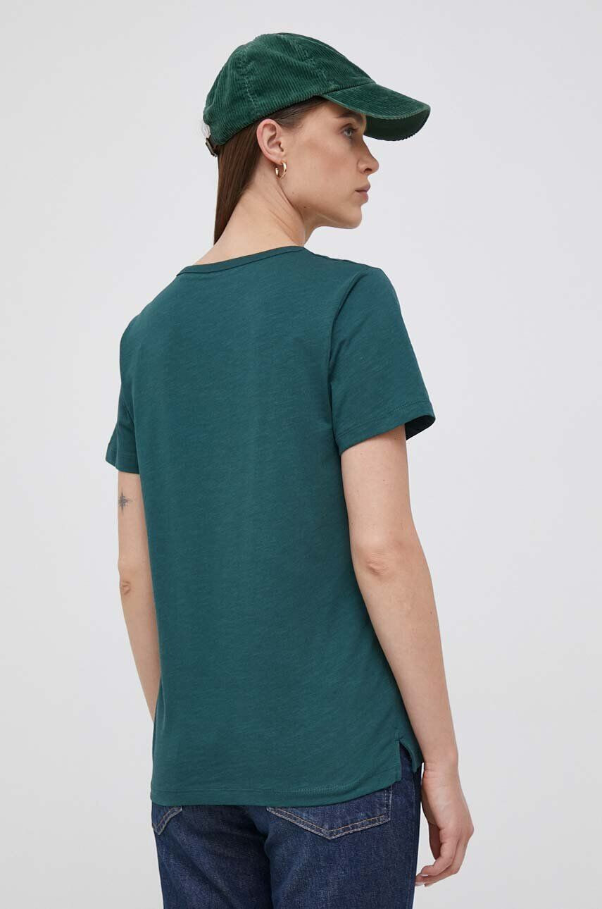 Pepe Jeans tricou din bumbac culoarea verde - Pled.ro