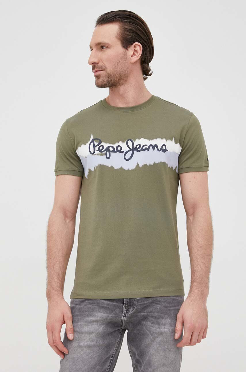 Pepe Jeans tricou din bumbac Akeem - Pled.ro