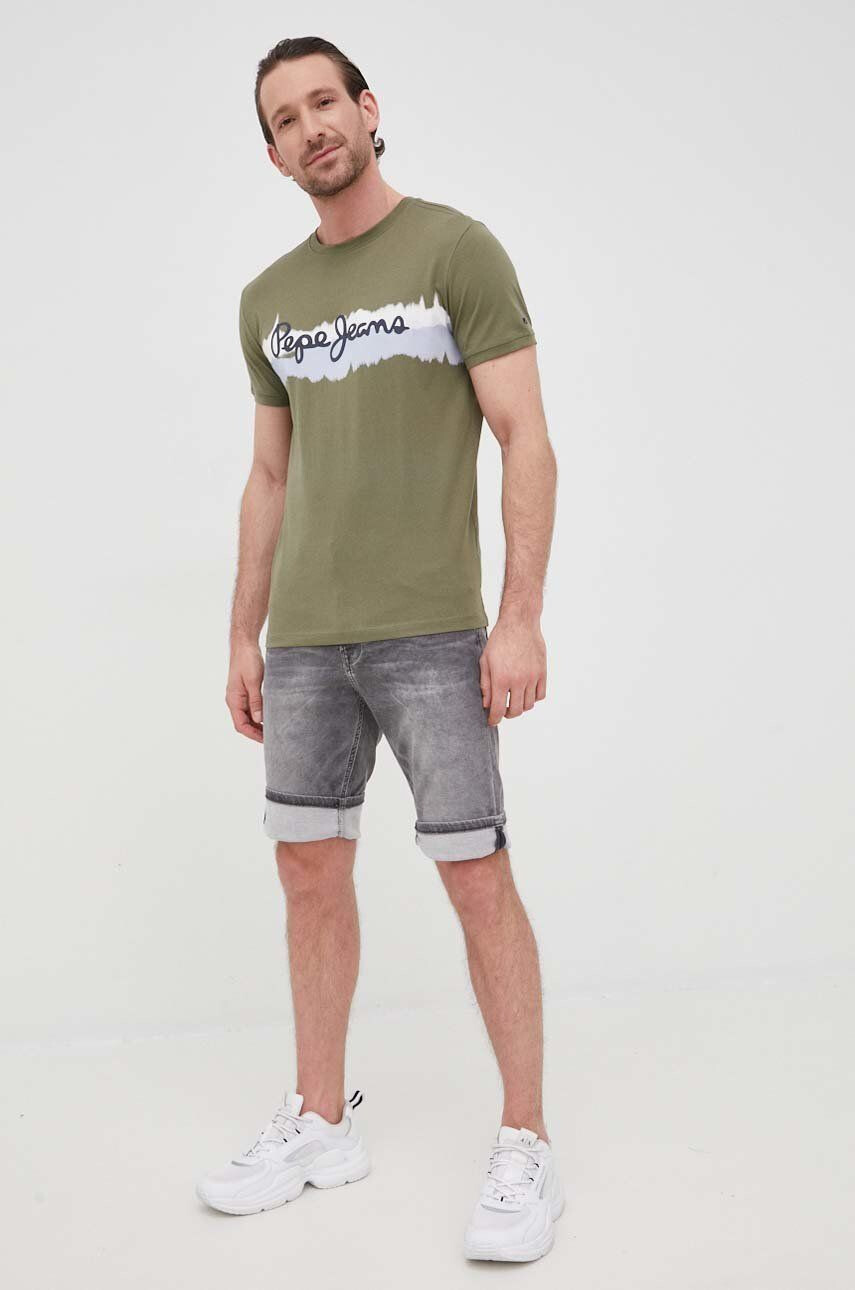 Pepe Jeans tricou din bumbac Akeem - Pled.ro