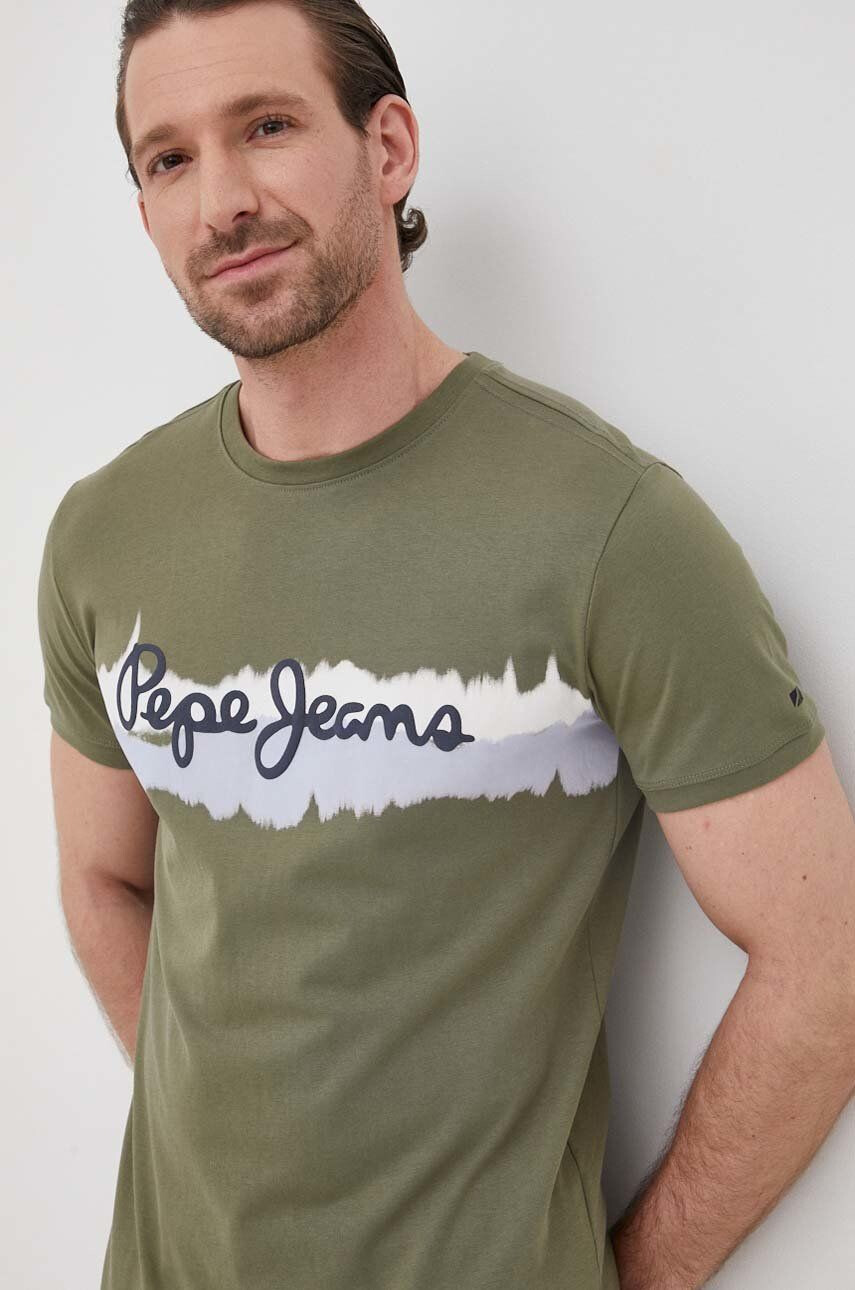 Pepe Jeans tricou din bumbac Akeem - Pled.ro