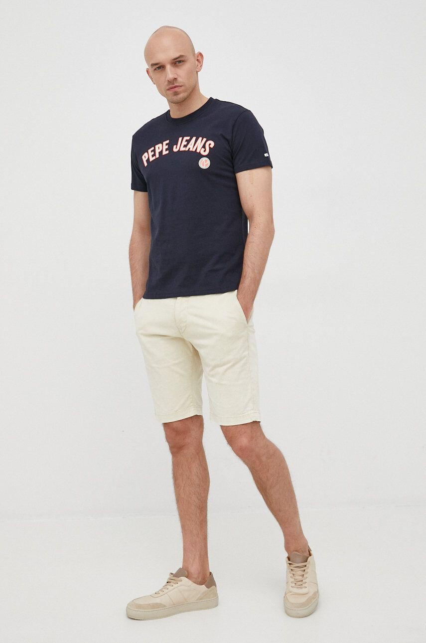 Pepe Jeans tricou din bumbac Alessio - Pled.ro