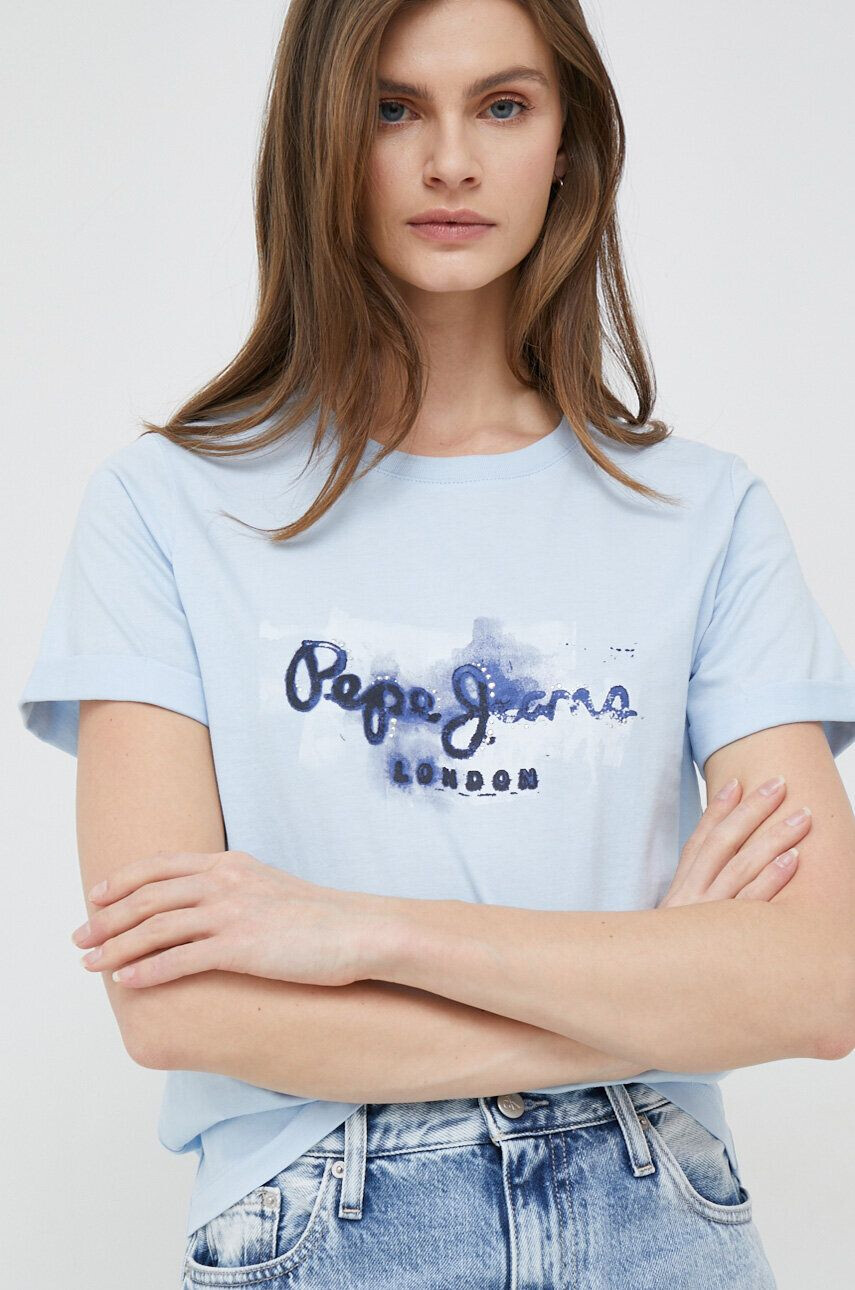 Pepe Jeans tricou din bumbac Goldie - Pled.ro