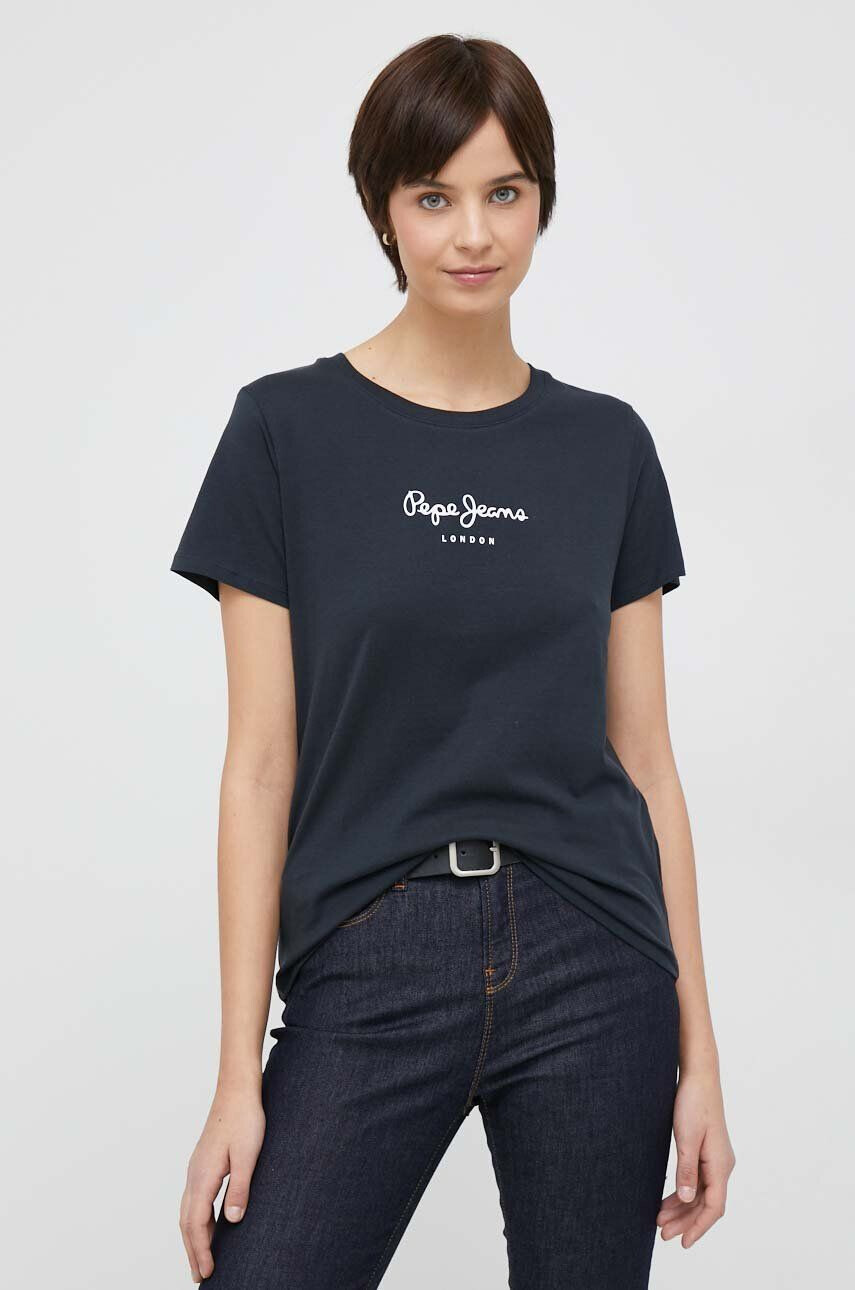 Pepe Jeans tricou din bumbac Wendy culoarea negru - Pled.ro