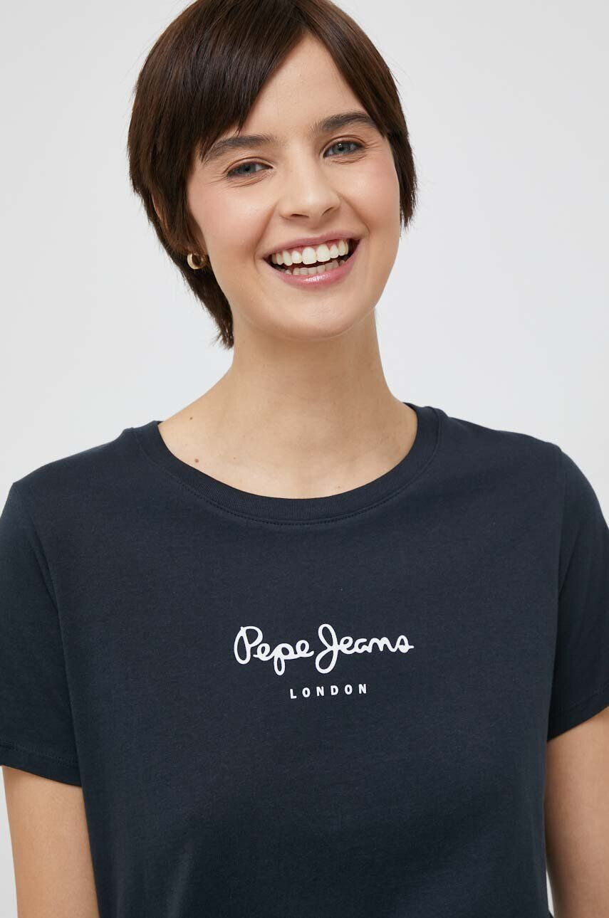 Pepe Jeans tricou din bumbac Wendy culoarea negru - Pled.ro