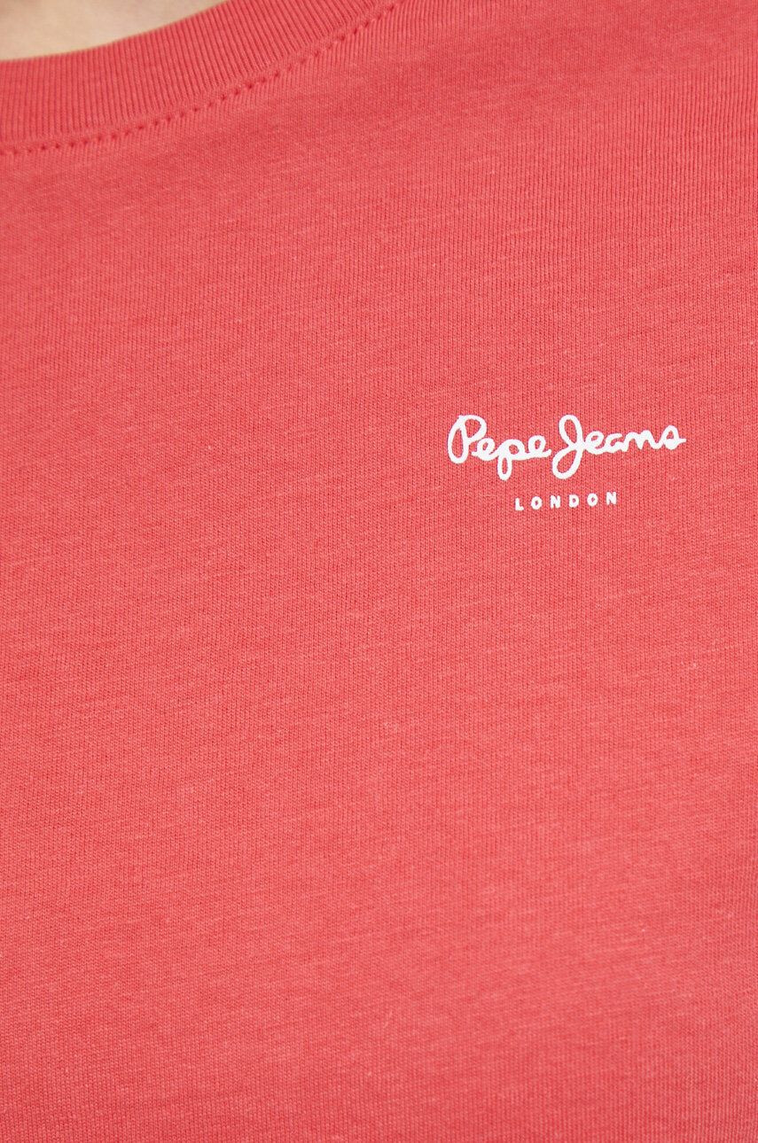 Pepe Jeans tricou din bumbac Wendy Chest culoarea rosu - Pled.ro