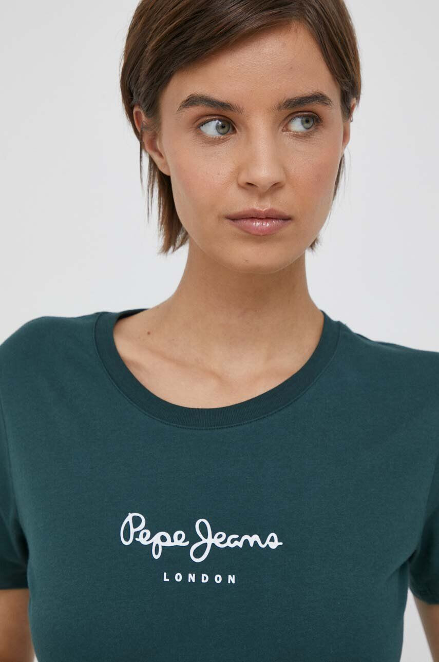 Pepe Jeans tricou din bumbac Wendys culoarea verde - Pled.ro