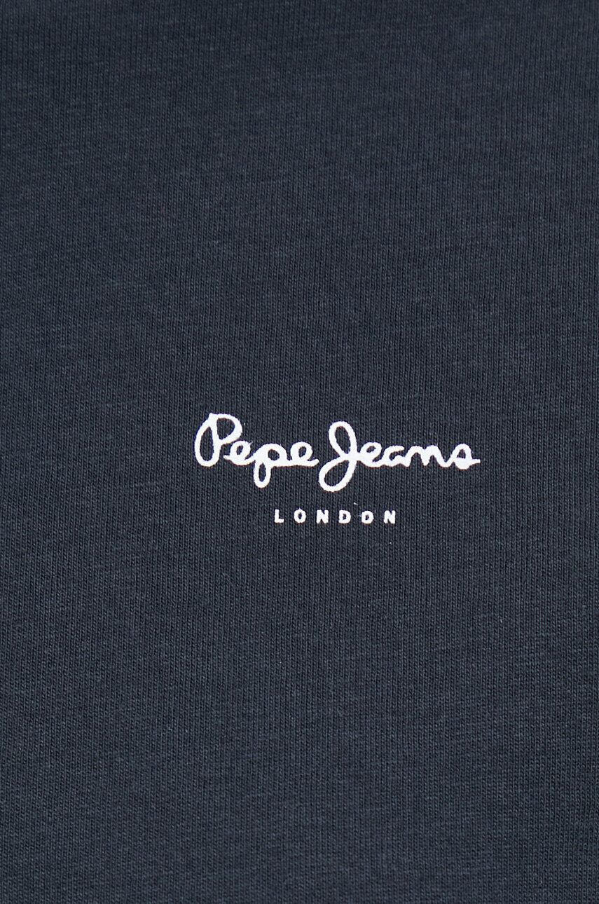 Pepe Jeans tricou din bumbac Wimani culoarea negru - Pled.ro