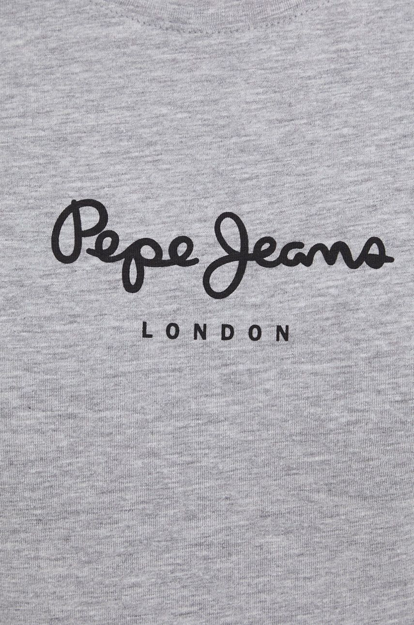 Pepe Jeans tricou New Virginia Ss N femei culoarea gri - Pled.ro