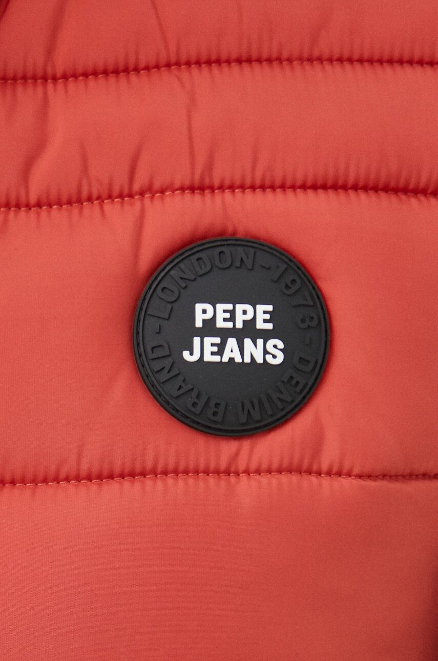 Pepe Jeans vesta barbati culoarea rosu de tranzitie - Pled.ro