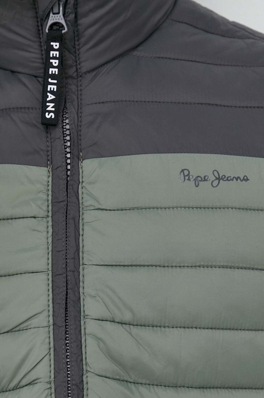 Pepe Jeans vesta Connel Gillet barbati culoarea verde de tranzitie - Pled.ro