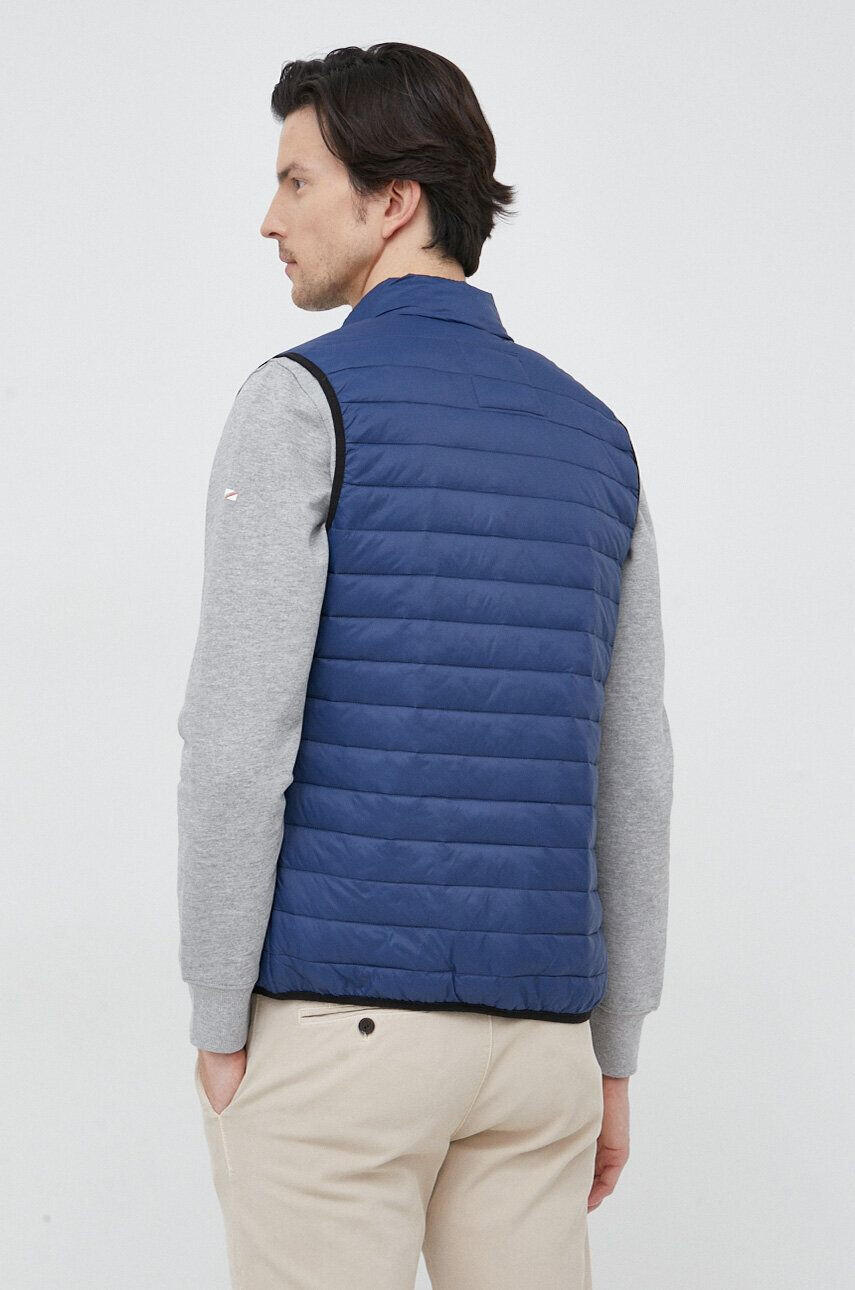 Pepe Jeans vesta Connel Gillet barbati culoarea albastru marin de tranzitie - Pled.ro