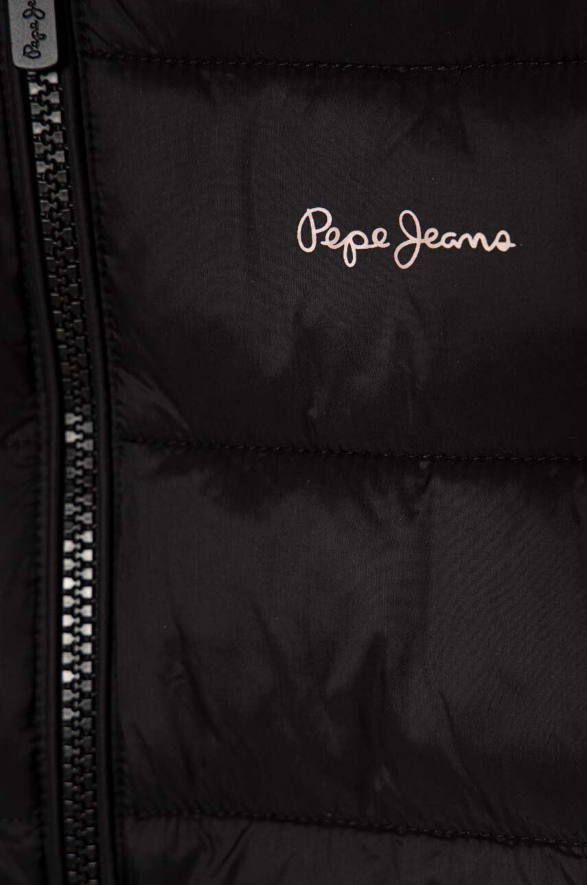 Pepe Jeans vesta copii culoarea negru - Pled.ro