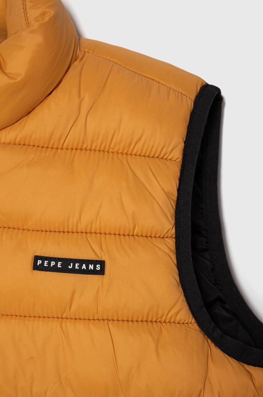 Pepe Jeans vesta copii Outerw Gilet culoarea portocaliu - Pled.ro