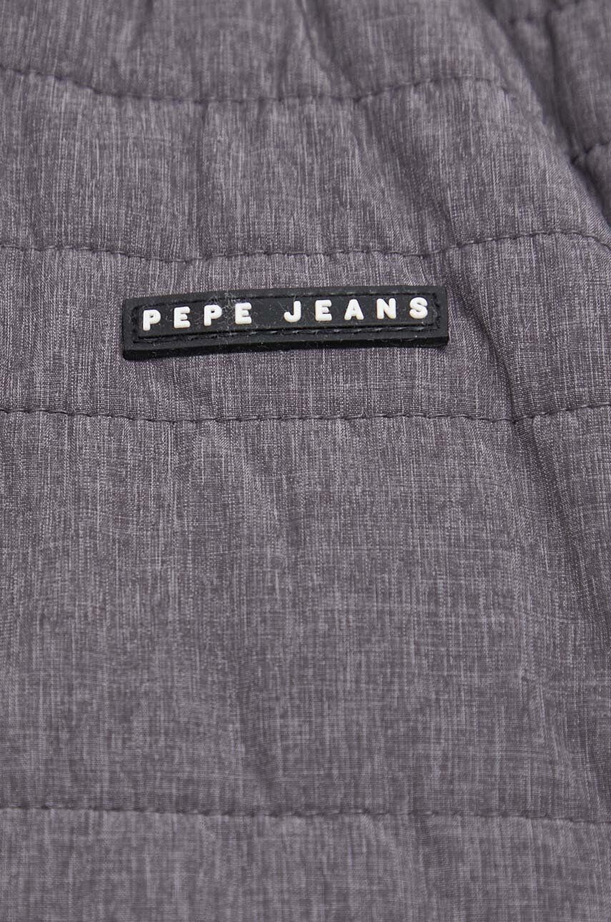 Pepe Jeans vesta cu doua fete Boswell Gillet barbati culoarea gri de tranzitie - Pled.ro