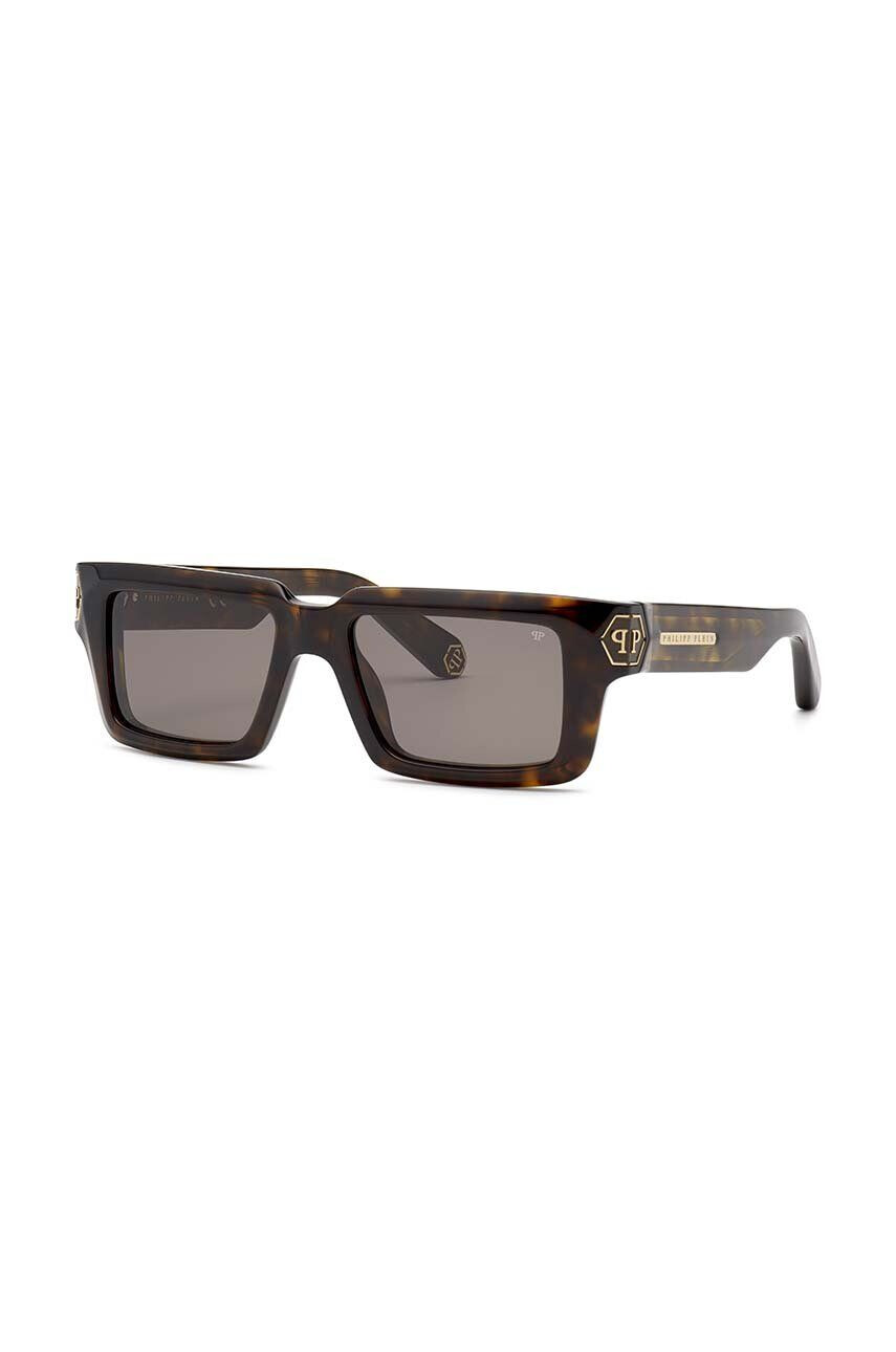 Philipp Plein ochelari de soare culoarea maro - Pled.ro