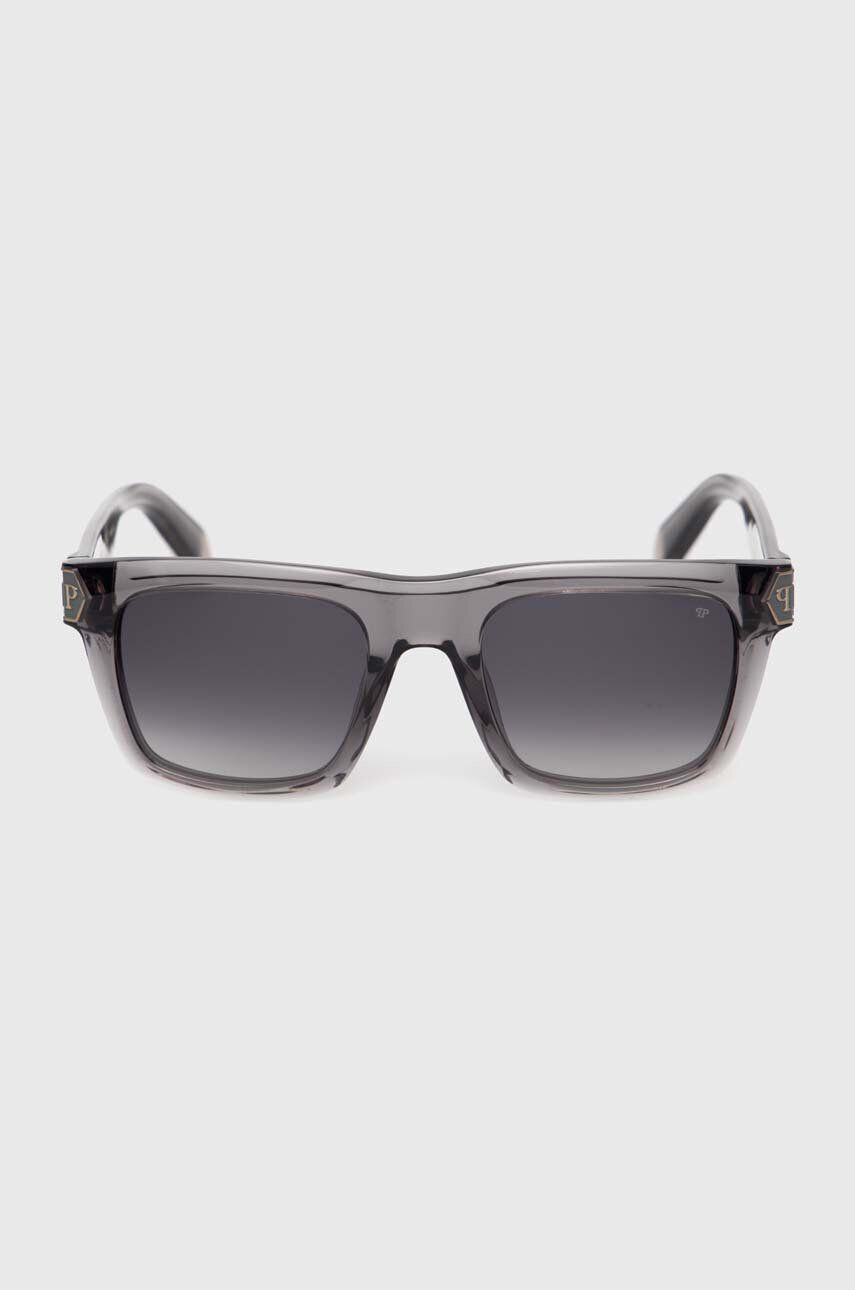 Philipp Plein ochelari de soare culoarea negru - Pled.ro