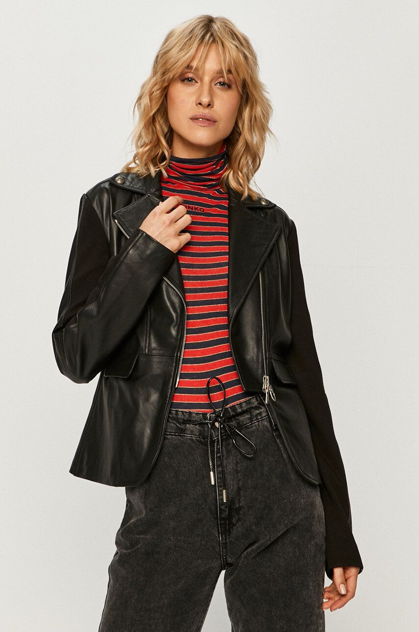 Pinko Geaca ramones de piele - Pled.ro