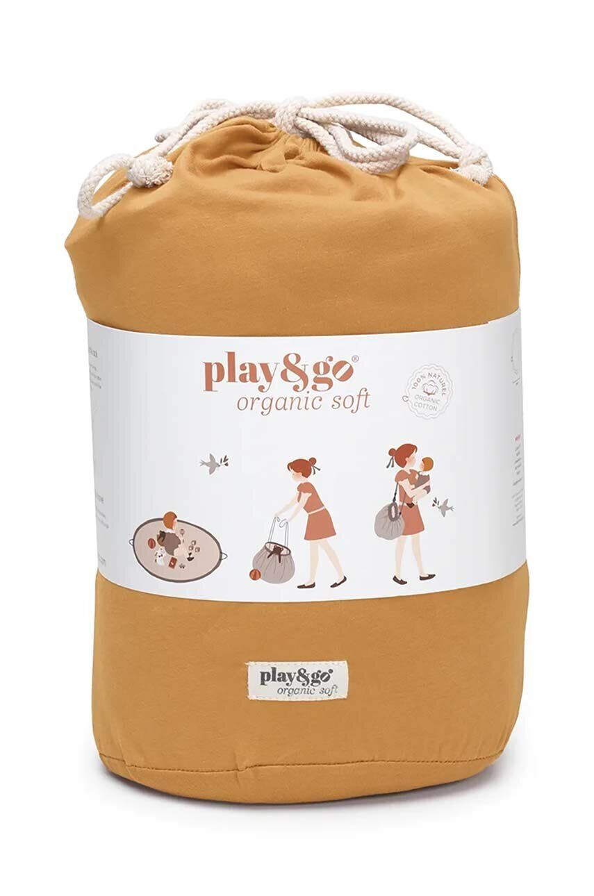 Play & Go covoraș și geantă pentru jucării 2w1 Soft Organic - Pled.ro