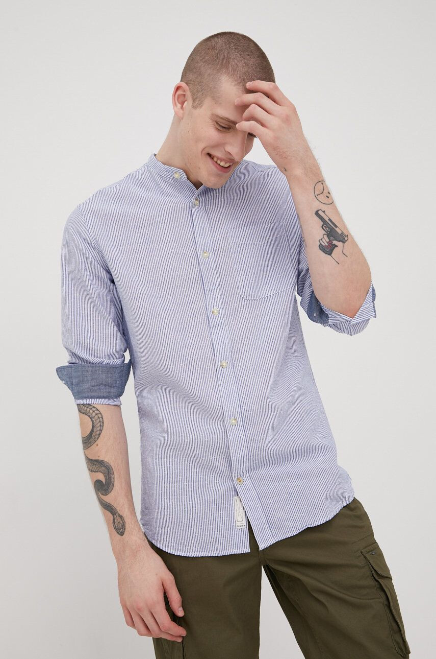 Premium by Jack&Jones camasa din amestec de in - Pled.ro