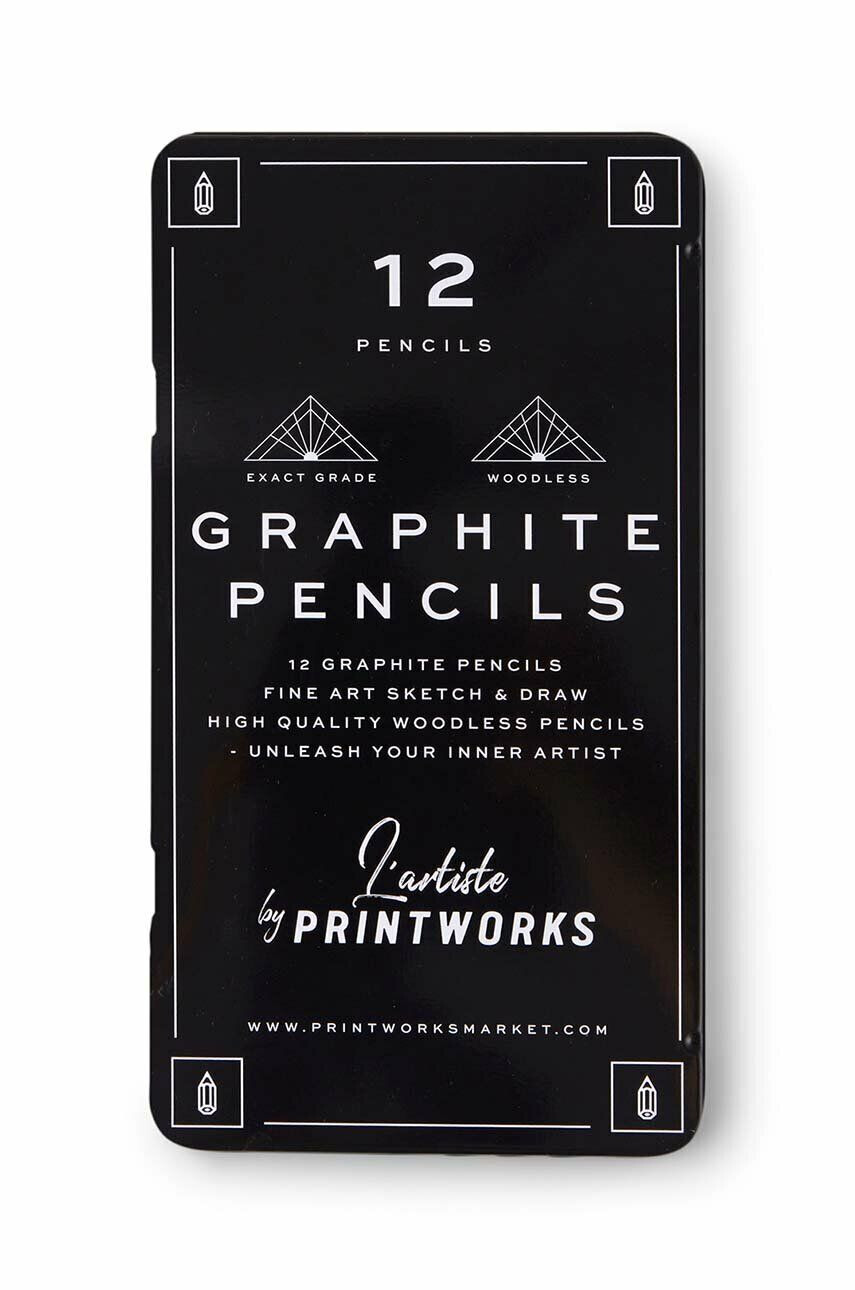 Printworks set de creioane într-o cutie Graphite 12-pack - Pled.ro