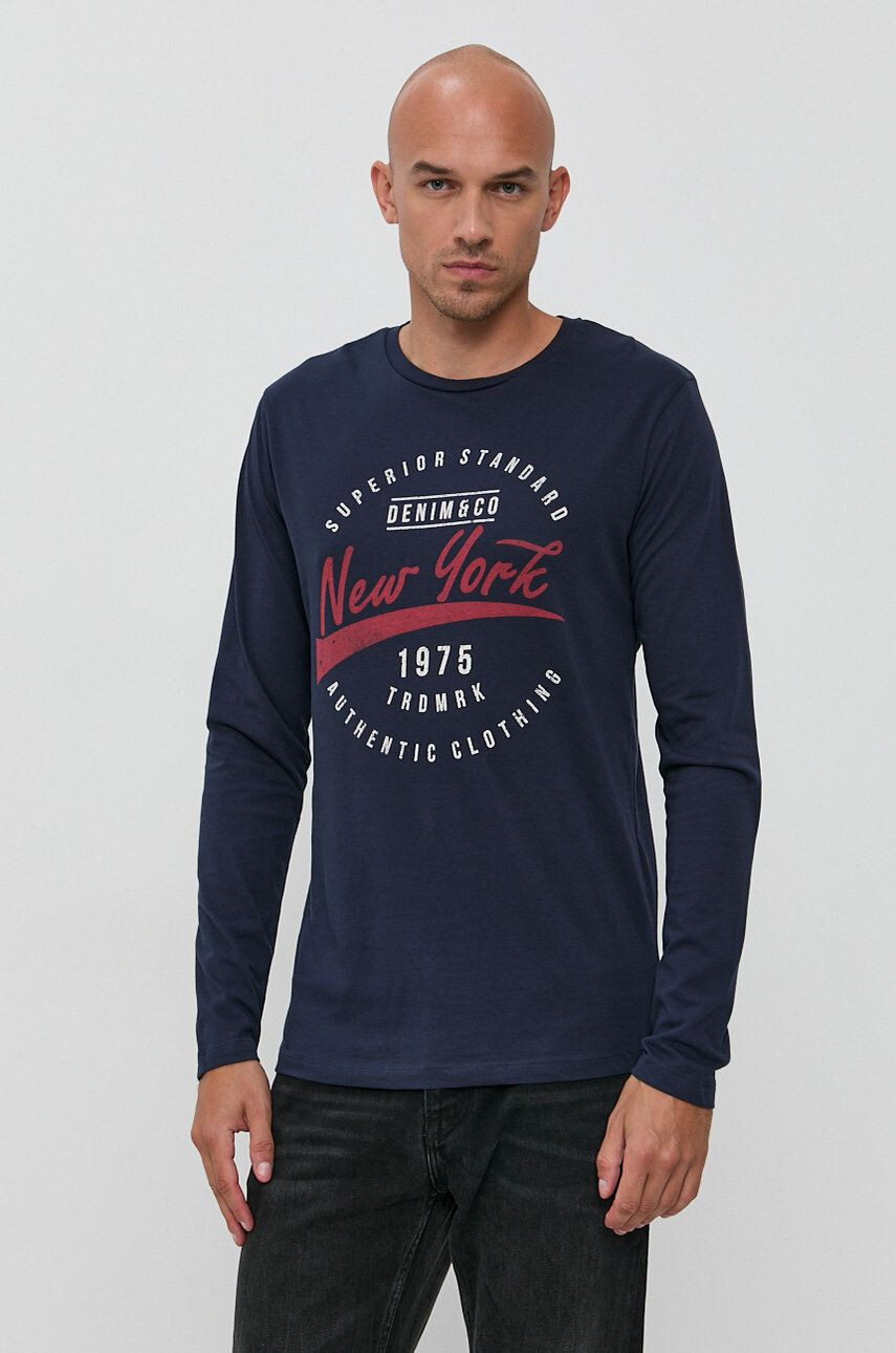 Produkt by Jack & Jones Longsleeve din bumbac - Pled.ro