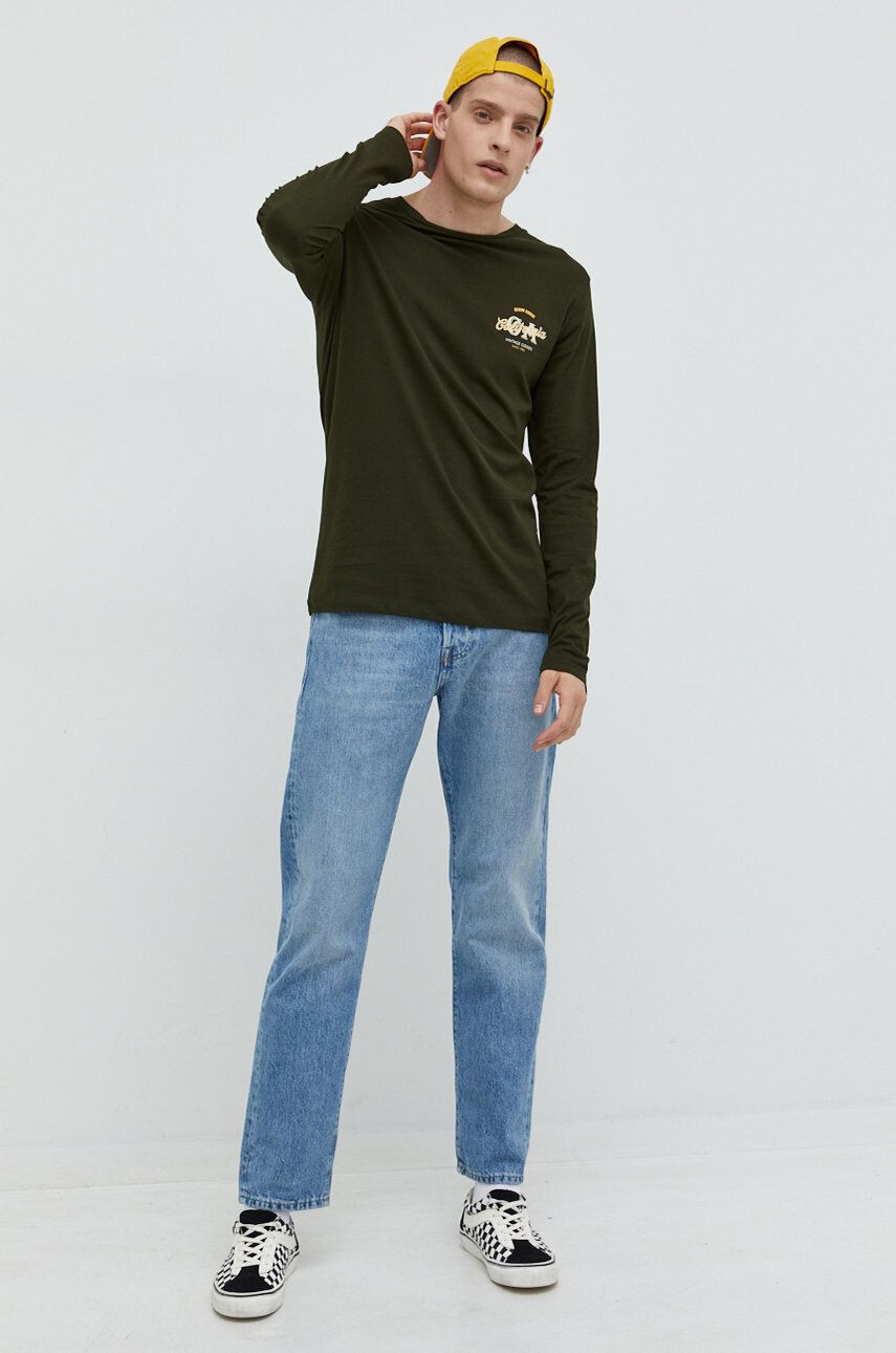 Produkt by Jack & Jones longsleeve din bumbac - Pled.ro