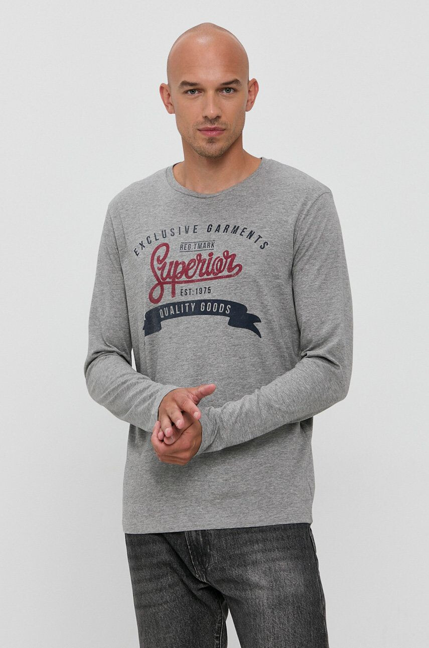 Produkt by Jack & Jones Longsleeve din bumbac - Pled.ro