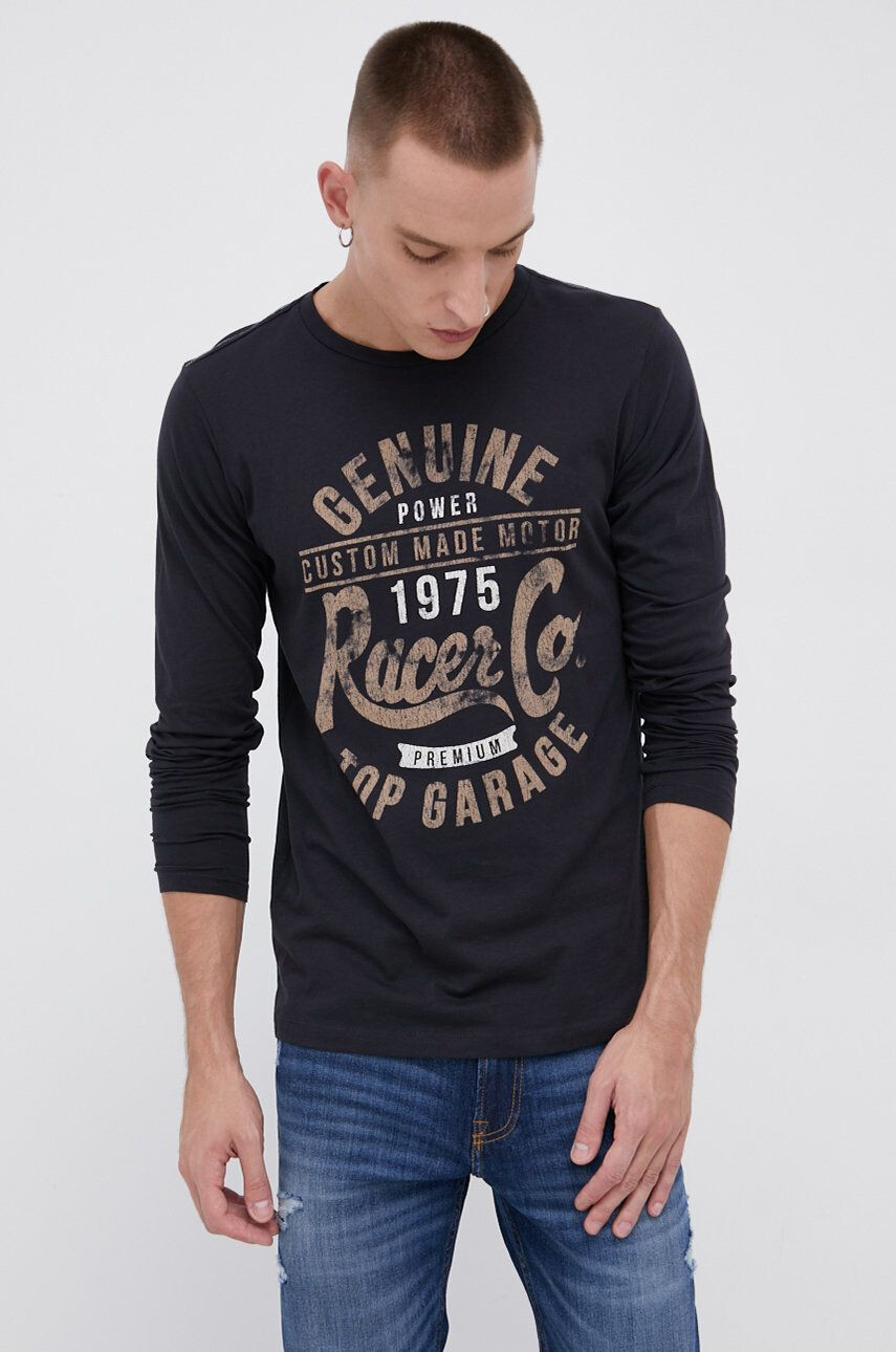 Produkt by Jack & Jones Longsleeve din bumbac - Pled.ro