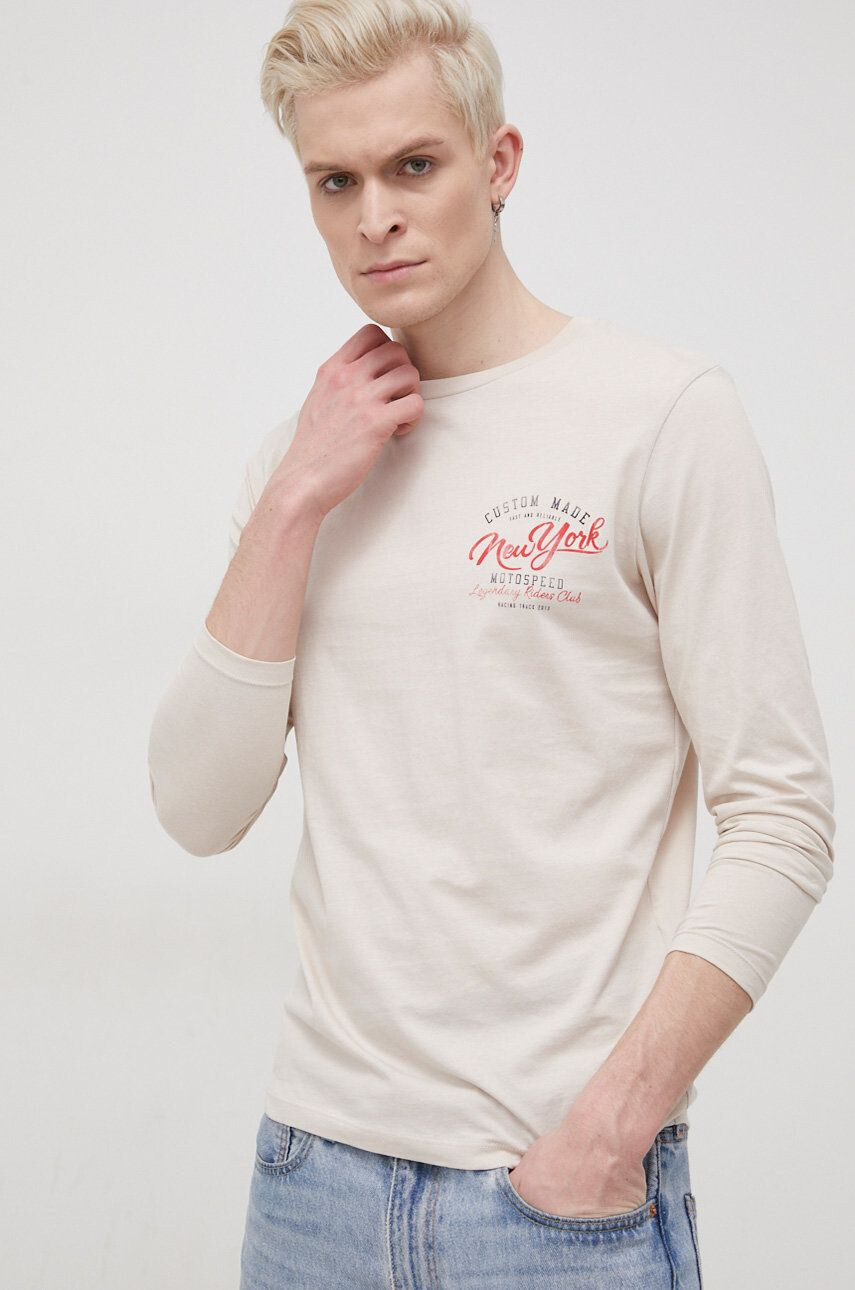 Produkt by Jack & Jones longsleeve din bumbac - Pled.ro