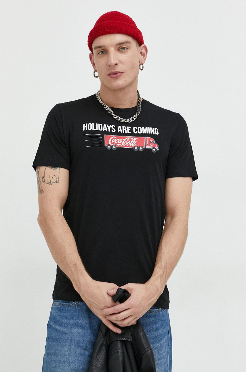 Produkt by Jack & Jones tricou din bumbac x Coca-Cola - Pled.ro