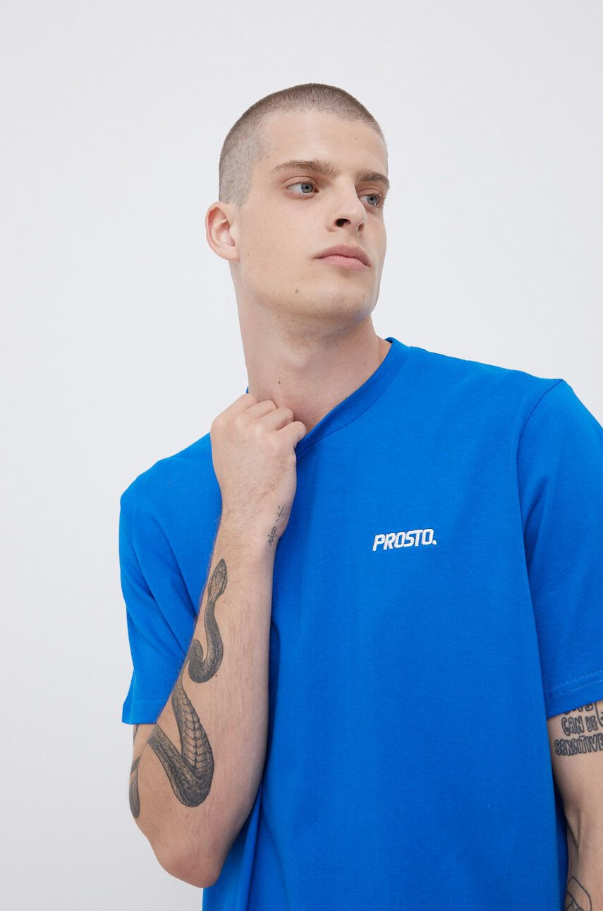 Prosto Tricou din bumbac cu imprimeu - Pled.ro