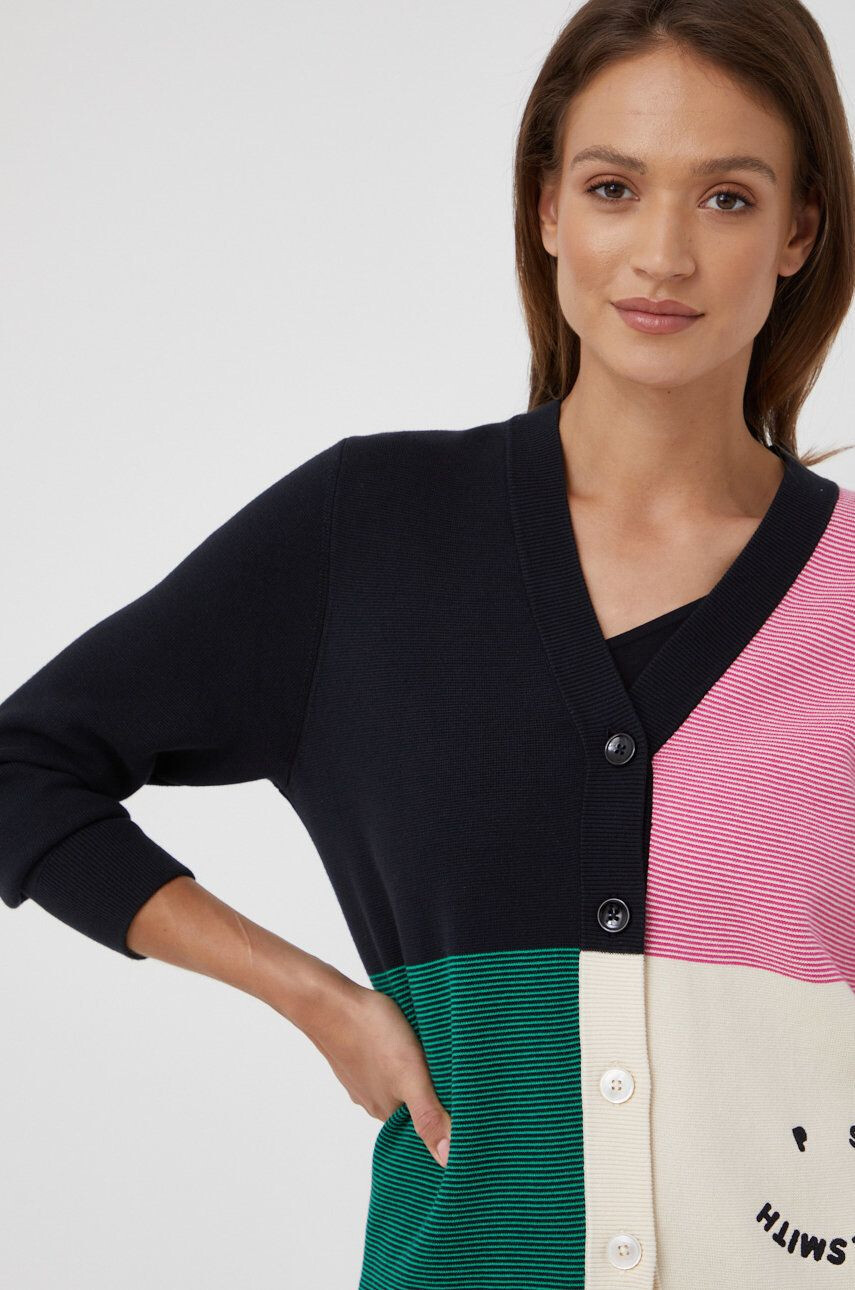 PS Paul Smith cardigan din bumbac culoarea bej - Pled.ro