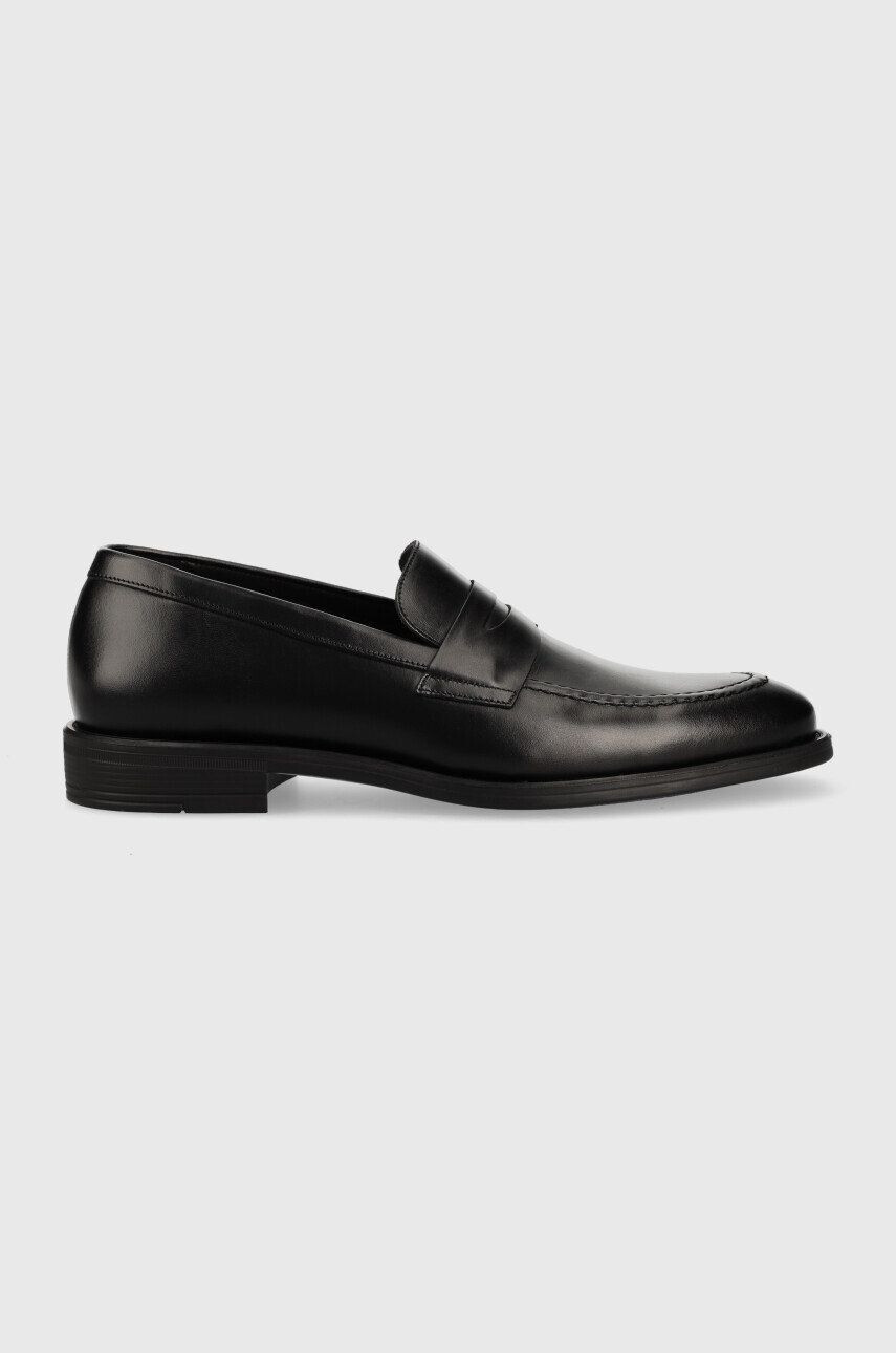 PS Paul Smith mocasini de piele Remi barbati culoarea negru - Pled.ro