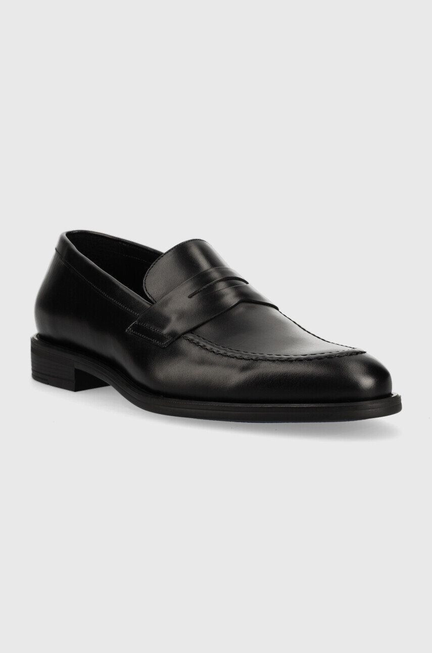 PS Paul Smith mocasini de piele Remi barbati culoarea negru - Pled.ro