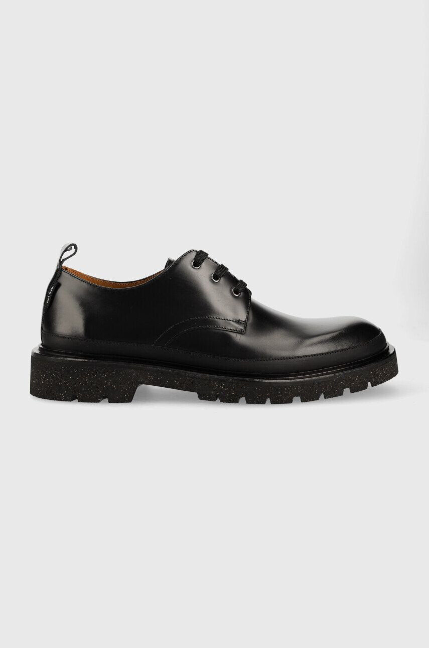 PS Paul Smith pantofi de piele Wilfred barbati culoarea negru - Pled.ro