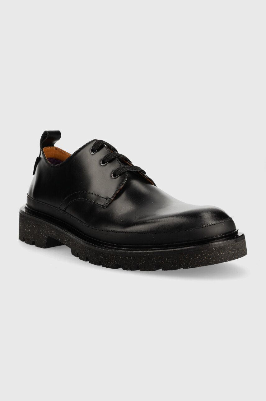 PS Paul Smith pantofi de piele Wilfred barbati culoarea negru - Pled.ro