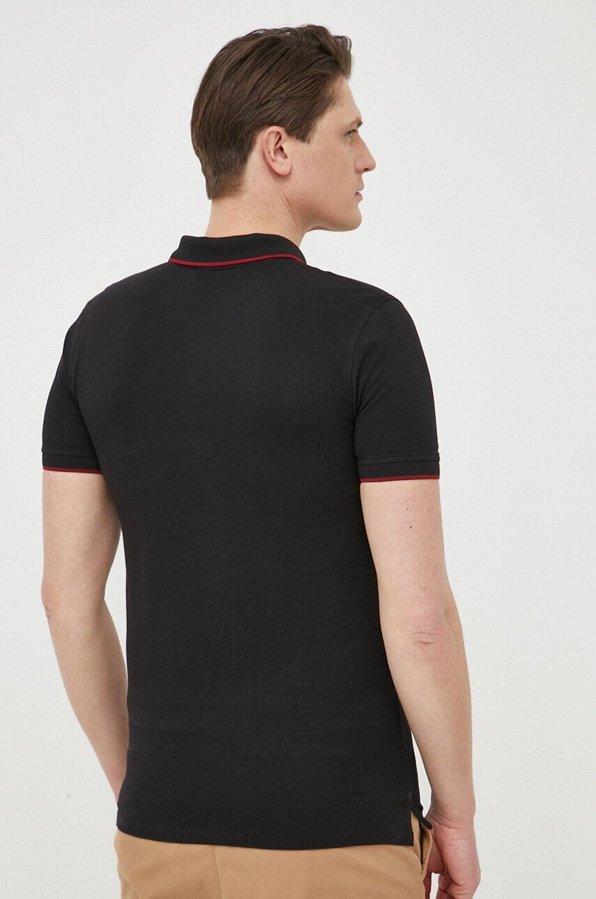 PS Paul Smith polo de bumbac culoarea negru modelator - Pled.ro