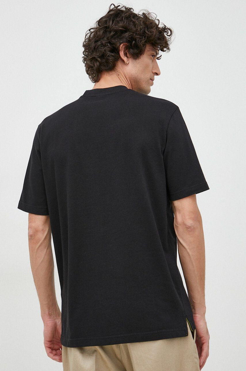 PS Paul Smith tricou din bumbac culoarea negru cu imprimeu - Pled.ro