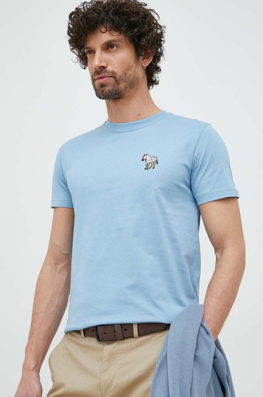 PS Paul Smith tricou din bumbac cu imprimeu - Pled.ro