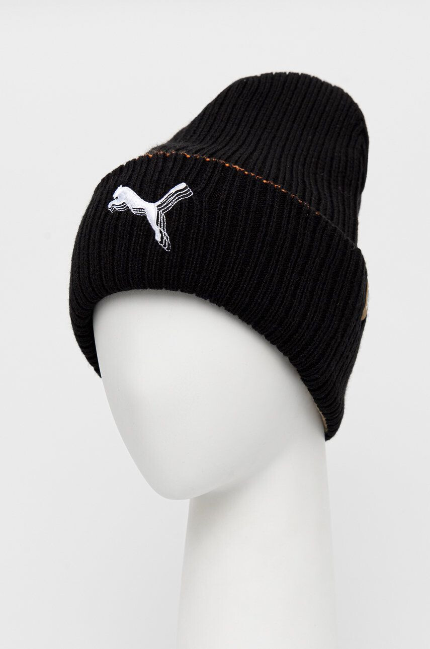 Puma beanie cu două fețe Title Nine 23660 culoarea negru - Pled.ro