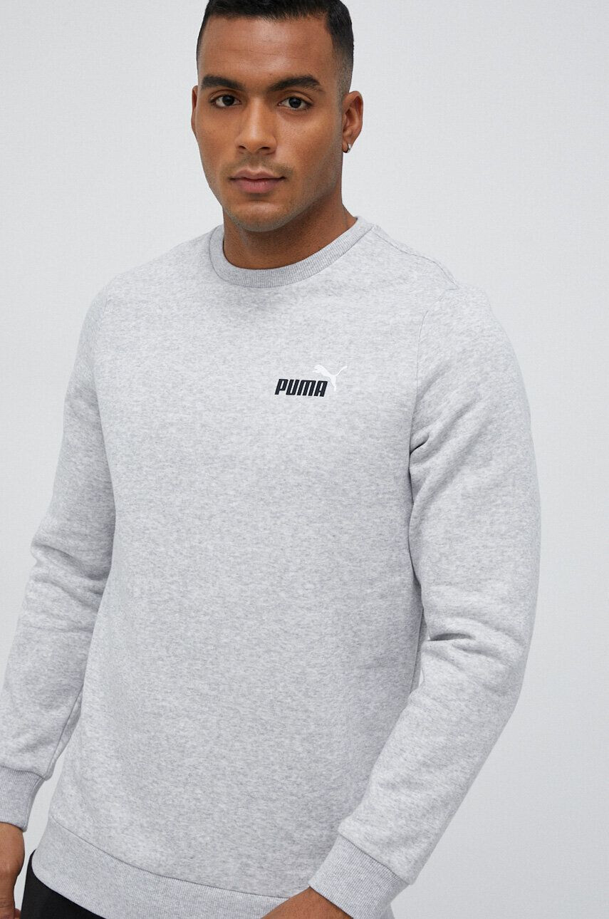 Puma bluza barbati culoarea gri neted - Pled.ro